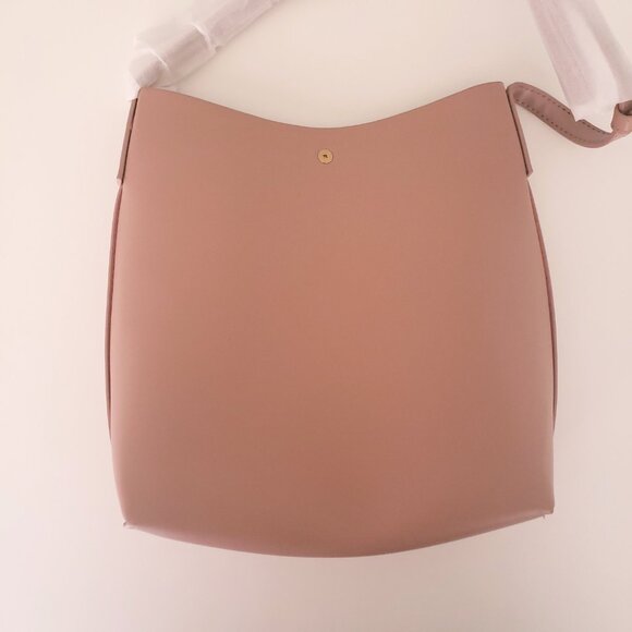 Samara Anthropologie Vegan Leather Pink Small Crossbody Shoulder Bag - Picture 5 of 15